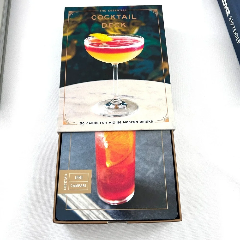 Lot‎ o 3 Bartender Cocktail Recipe Books Cocktail Deck  Mixing Modern Drinks